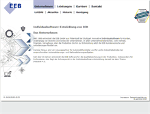 Tablet Screenshot of eeb.de